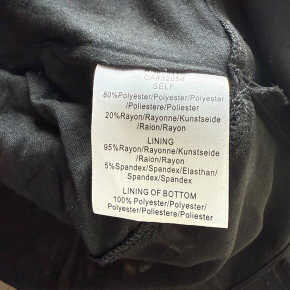 Anthropoloogie Deletta Black Textured Short Sleeve Top Feather Hem - Picture 8 of 8